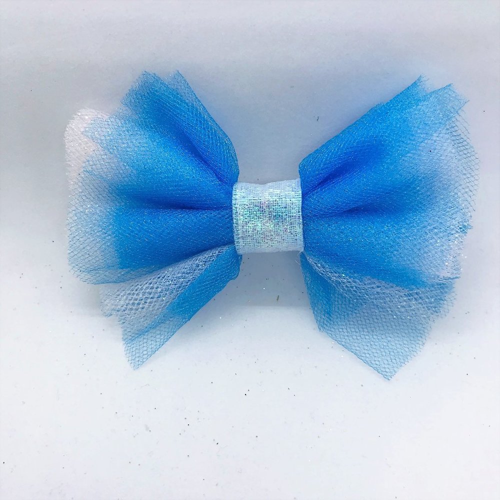 Tulle Mermaid Hair Bow 2pcs